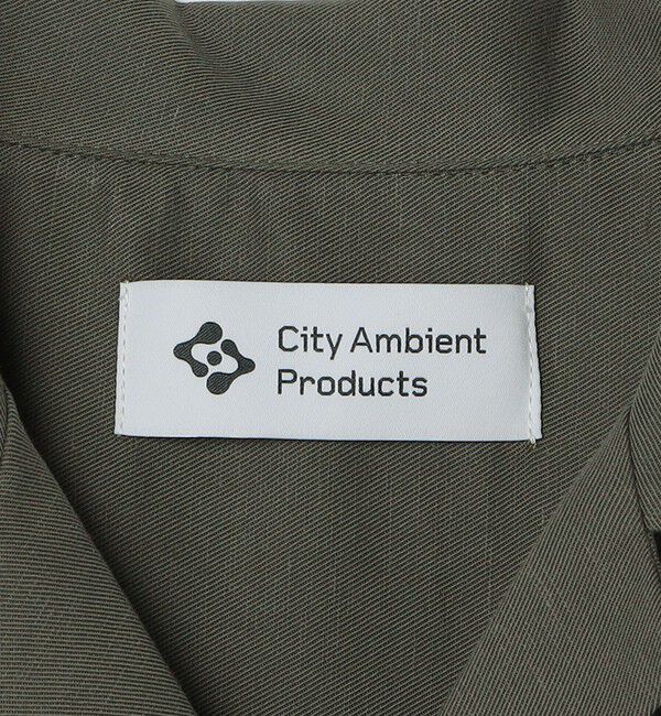 SHIPS「City Ambient Products: オープンカラー コットン リネン ショートスリーブ シャツ」|シャツ・ブラウス|