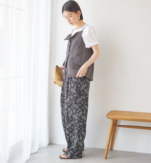 SHIPS for women「【SHIPS別注】TICCA&times;manipuri:〈手洗い可能〉プリント パンツ」|その他|