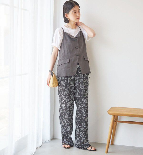 SHIPS for women「【SHIPS別注】TICCA&times;manipuri:〈手洗い可能〉プリント パンツ」|その他|