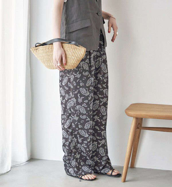 SHIPS for women「【SHIPS別注】TICCA&times;manipuri:〈手洗い可能〉プリント パンツ」|その他|