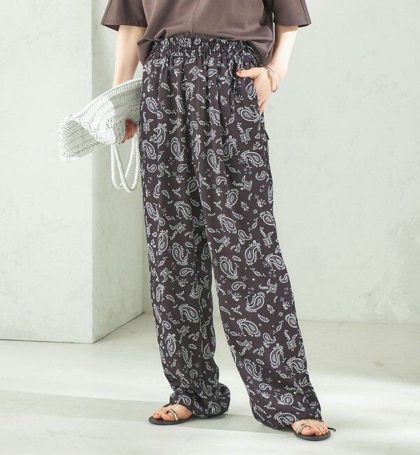 SHIPS for women「【SHIPS別注】TICCA&times;manipuri:〈手洗い可能〉プリント パンツ」|その他|