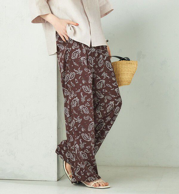 SHIPS for women「【SHIPS別注】TICCA&times;manipuri:〈手洗い可能〉プリント パンツ」|その他|