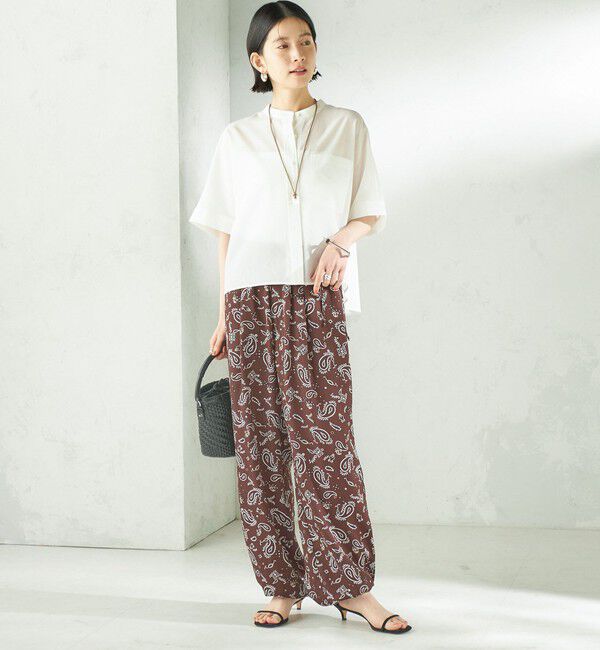 SHIPS for women「【SHIPS別注】TICCA&times;manipuri:〈手洗い可能〉プリント パンツ」|その他|