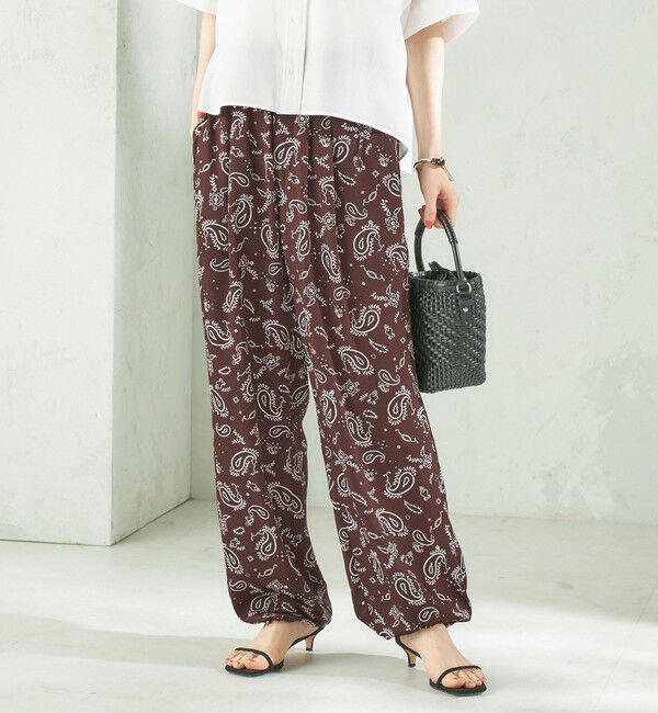 SHIPS for women「【SHIPS別注】TICCA&times;manipuri:〈手洗い可能〉プリント パンツ」|その他|