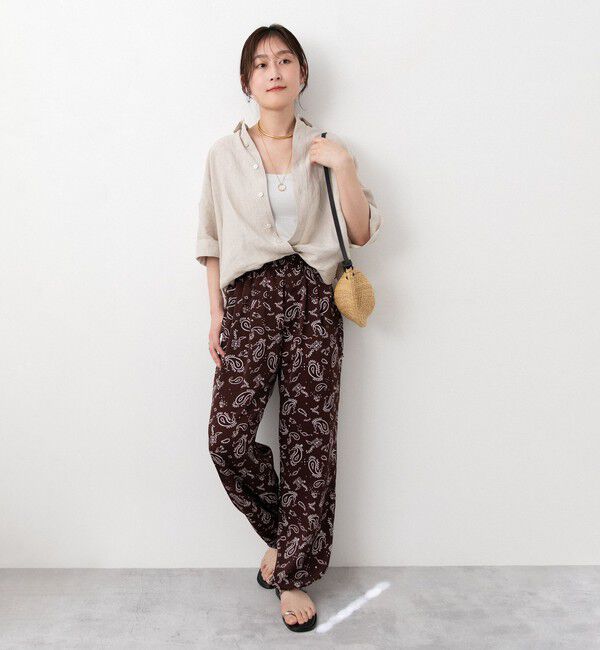 SHIPS for women「【SHIPS別注】TICCA&times;manipuri:〈手洗い可能〉プリント パンツ」|その他|
