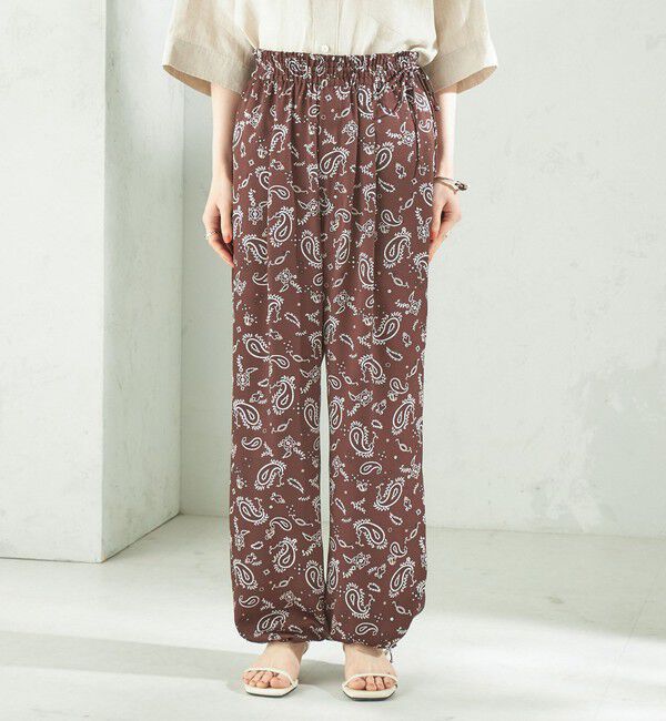 SHIPS for women「【SHIPS別注】TICCA&times;manipuri:〈手洗い可能〉プリント パンツ」|その他|