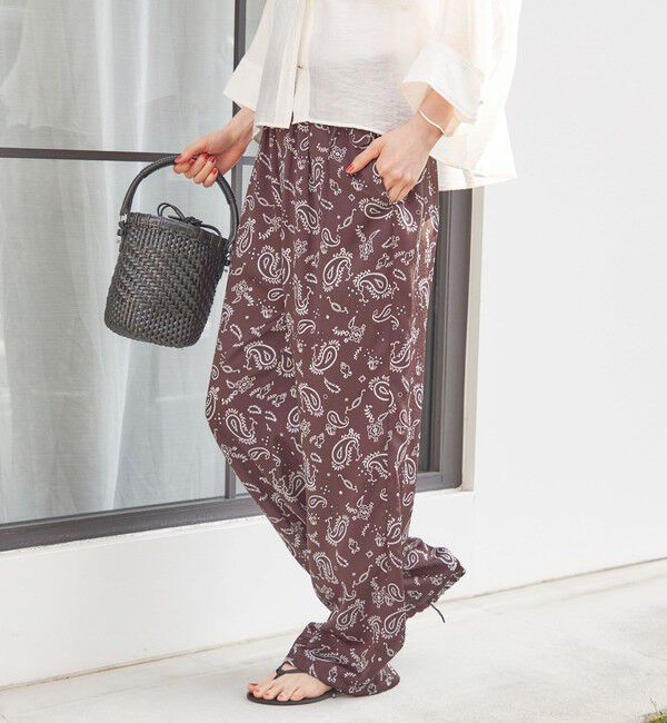 SHIPS for women「【SHIPS別注】TICCA&times;manipuri:〈手洗い可能〉プリント パンツ」|その他|