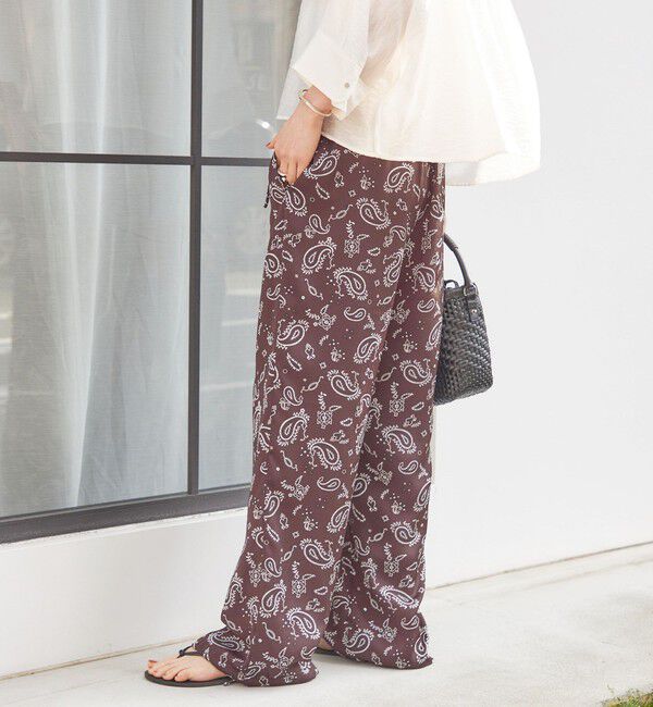SHIPS for women「【SHIPS別注】TICCA&times;manipuri:〈手洗い可能〉プリント パンツ」|その他|