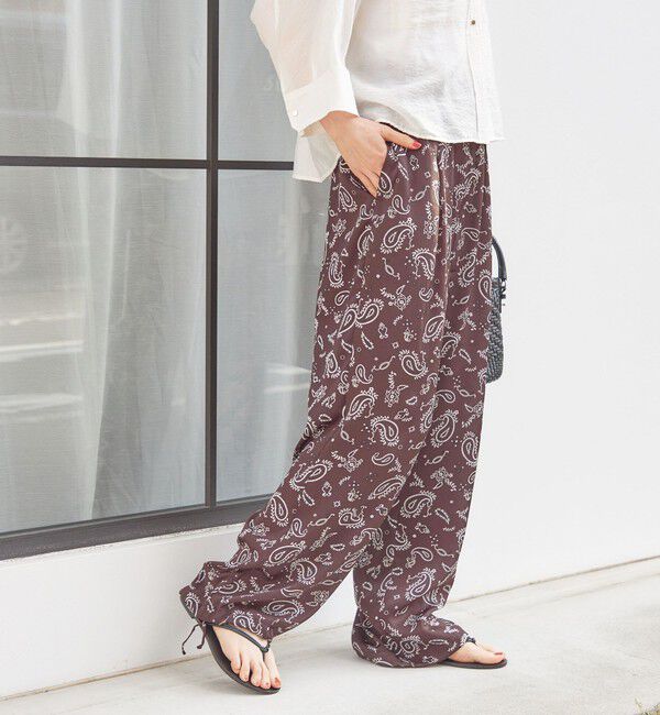 SHIPS for women「【SHIPS別注】TICCA&times;manipuri:〈手洗い可能〉プリント パンツ」|その他|