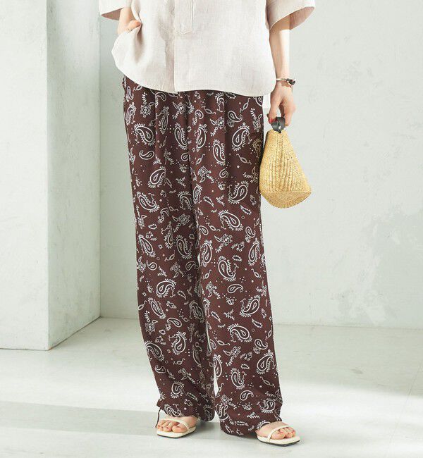 SHIPS for women「【SHIPS別注】TICCA&times;manipuri:〈手洗い可能〉プリント パンツ」|その他|