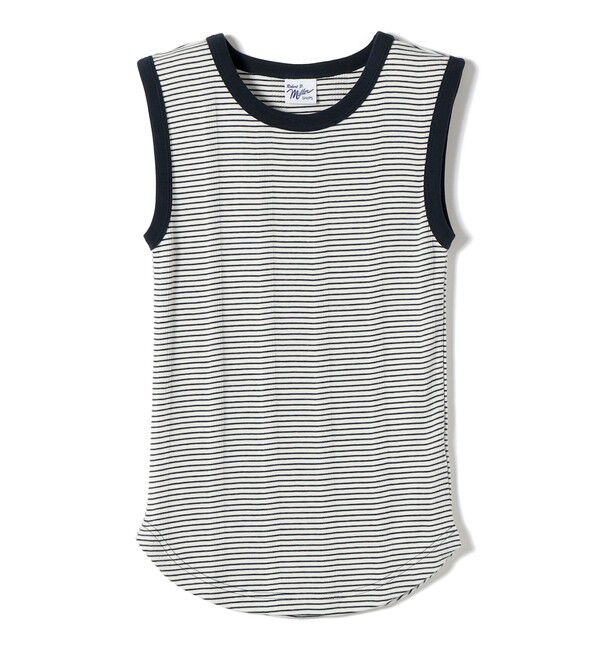 SHIPS for women「【SHIPS別注】miller: ノースリーブ ボーダー カットソー」|タンクトップ|