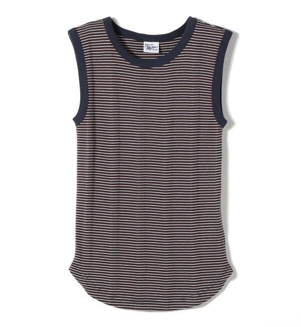 SHIPS for women「【SHIPS別注】miller: ノースリーブ ボーダー カットソー」|タンクトップ|