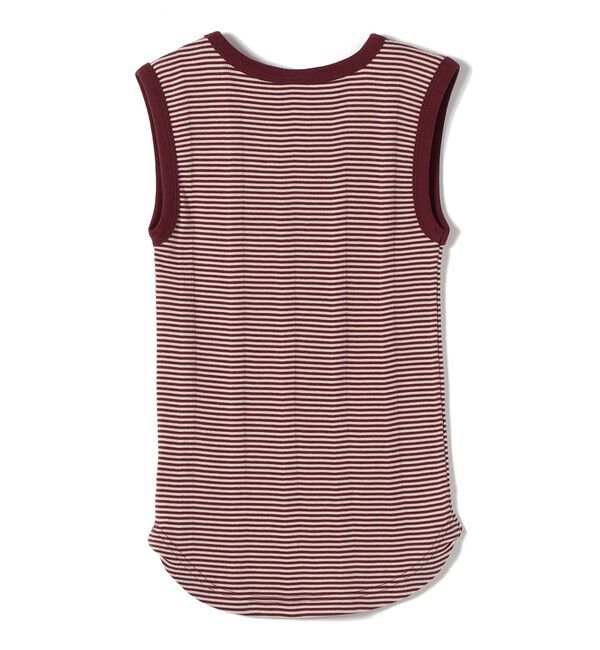 SHIPS for women「【SHIPS別注】miller: ノースリーブ ボーダー カットソー」|タンクトップ|