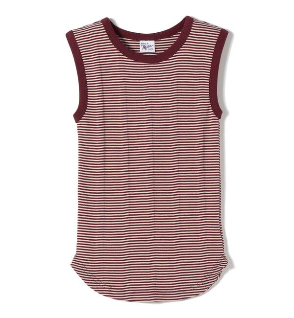SHIPS for women「【SHIPS別注】miller: ノースリーブ ボーダー カットソー」|タンクトップ|