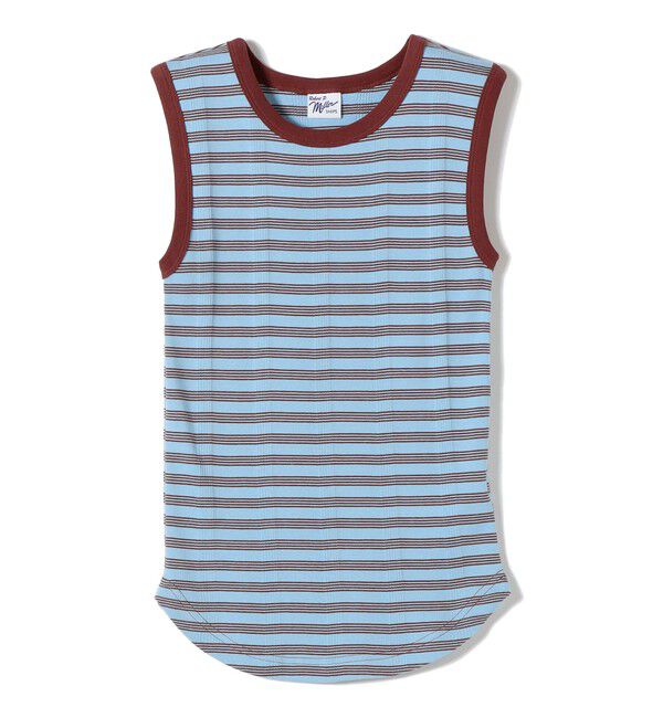 SHIPS for women「【SHIPS別注】miller: ノースリーブ ボーダー カットソー」|タンクトップ|