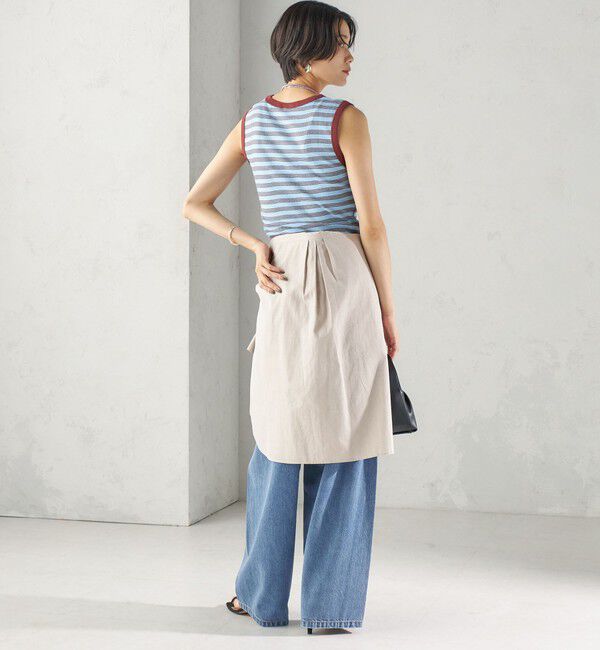 SHIPS for women「【SHIPS別注】miller: ノースリーブ ボーダー カットソー」|タンクトップ|