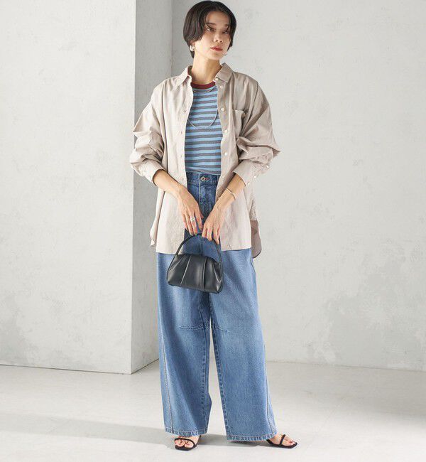 SHIPS for women「【SHIPS別注】miller: ノースリーブ ボーダー カットソー」|タンクトップ|