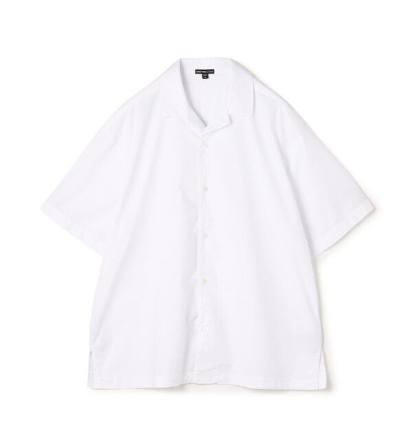 JAMES PERSE「ストレッチポプリン オープカラーシャツ MCOE3790」|シャツ・ブラウス|11 ホワイト