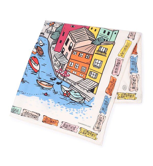 TOMORROWLAND GOODS「ATELIER TOMORROW BEACH シルクスカーフ」|バンダナ・スカーフ|01 その他