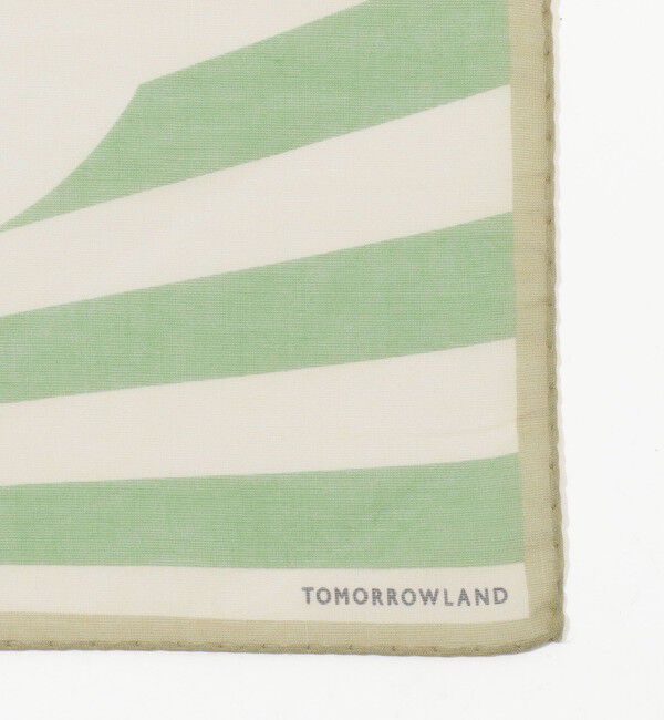 TOMORROWLAND GOODS「TOMORROWLAND コットンシルク プリントスカーフ」|バンダナ・スカーフ|