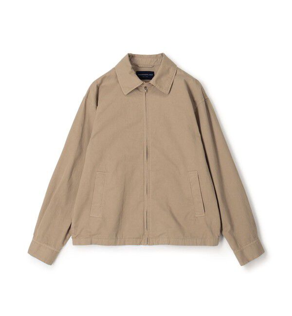 TOMORROWLAND MENS「コットンツイル ジップアップブルゾン SONDRIO」|ブルゾン・スタジャン|45 ベージュ