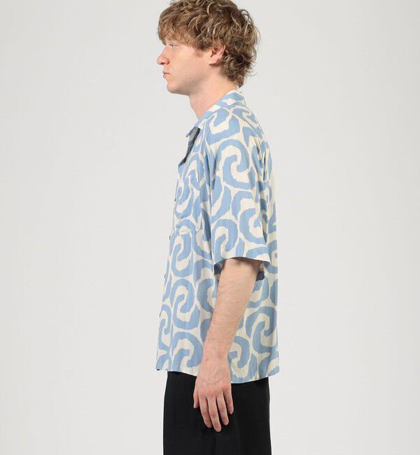 TOMORROWLAND BUYING WEAR「【別注】m's braque レーヨンオープンカラー ハーフスリーブシャツ」|シャツ・ブラウス|