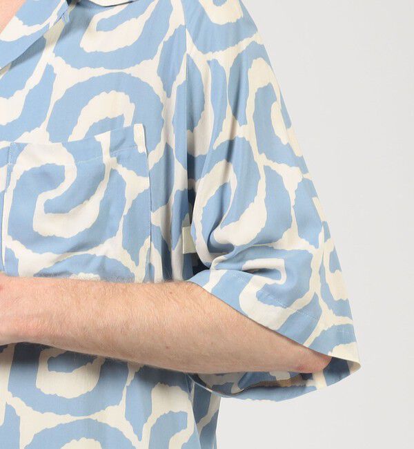 TOMORROWLAND BUYING WEAR「【別注】m's braque レーヨンオープンカラー ハーフスリーブシャツ」|シャツ・ブラウス|