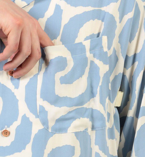 TOMORROWLAND BUYING WEAR「【別注】m's braque レーヨンオープンカラー ハーフスリーブシャツ」|シャツ・ブラウス|