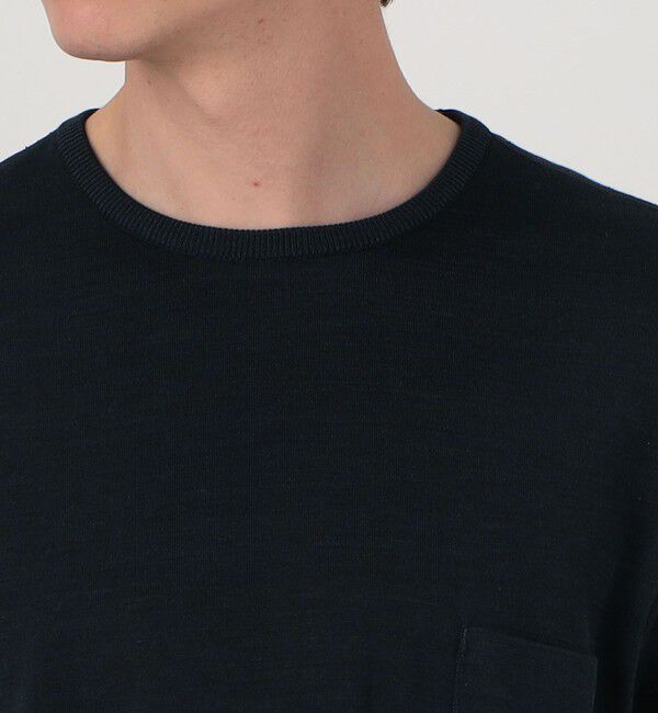 TOMORROWLAND MENS「TOMORROWLAND tricot プライムシルク ハイゲージ クルーネックニットTシャツ」|ニット・セーター|
