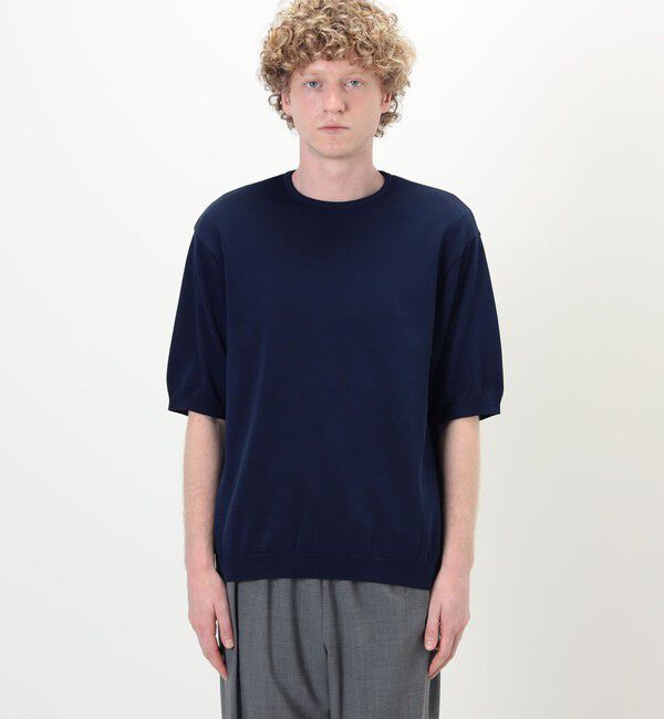 TOMORROWLAND MENS「TOMORROWLAND tricot コットンニットTシャツ」|ニット・セーター|