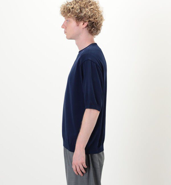 TOMORROWLAND MENS「TOMORROWLAND tricot コットンニットTシャツ」|ニット・セーター|