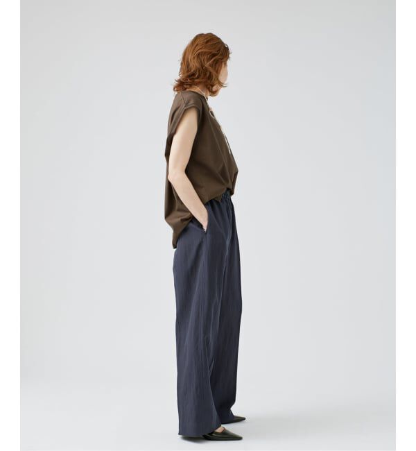 VERMEIL par iena「Dry Poplin イージーパンツ」|その他|
