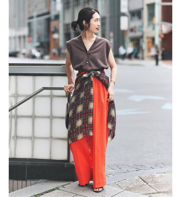 VERMEIL par iena「Dry Poplin イージーパンツ」|その他|