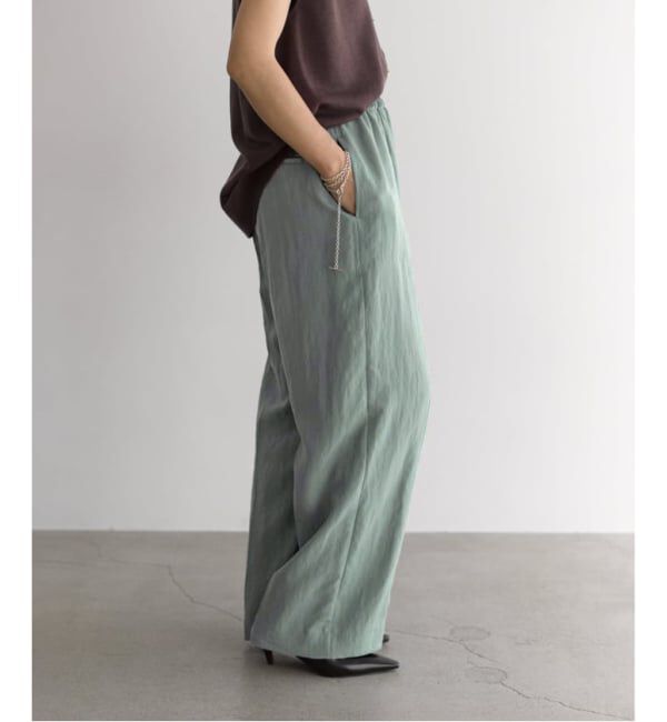 VERMEIL par iena「Dry Poplin イージーパンツ」|その他|