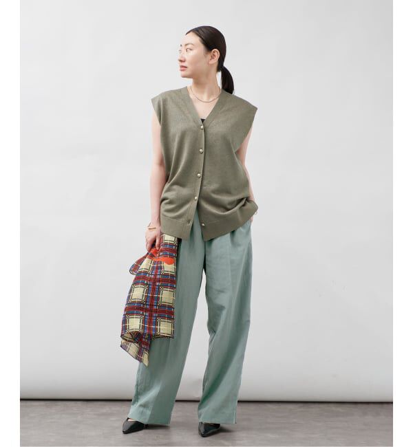 VERMEIL par iena「Dry Poplin イージーパンツ」|その他|