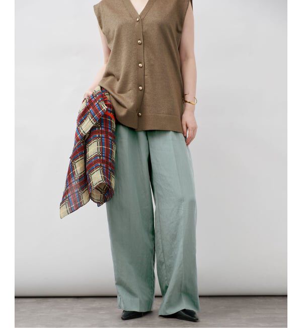 VERMEIL par iena「Dry Poplin イージーパンツ」|その他|