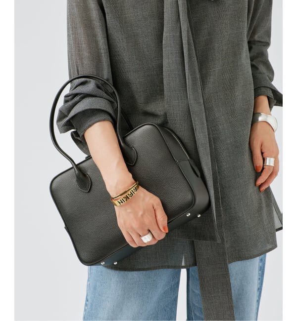 VERMEIL par iena「MAISON CANAU メゾン カナウ 別注ボックスボストン M 26FW1」|ボストンバッグ|