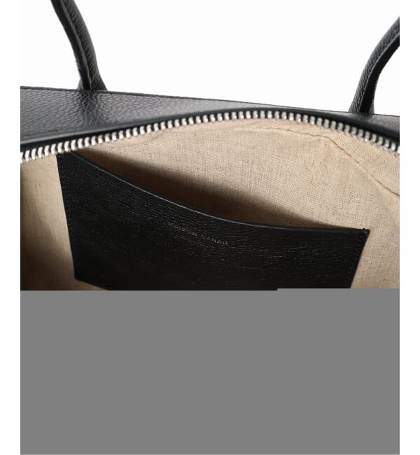 VERMEIL par iena「MAISON CANAU メゾン カナウ 別注ボックスボストン M 26FW1」|ボストンバッグ|