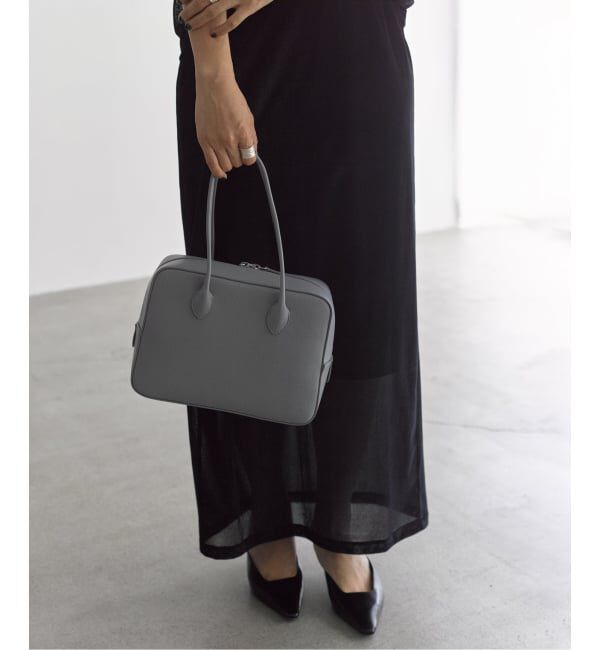 VERMEIL par iena「MAISON CANAU メゾン カナウ 別注ボックスボストン M 26FW1」|ボストンバッグ|