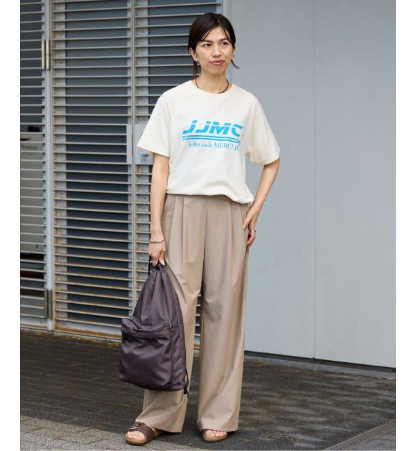 IENA「《接触冷感/防シワ》Cool touchイージースラックス」|スラックス|