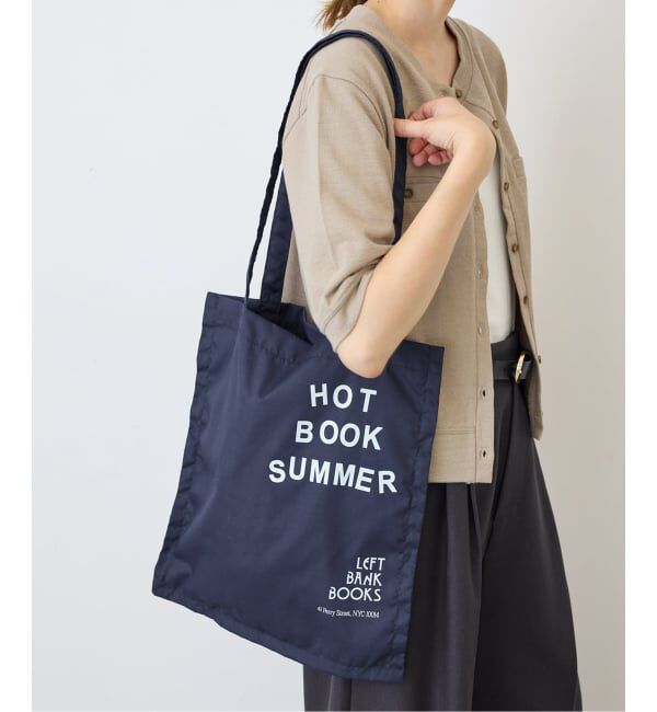 SLOBE IENA「Left Bank Books SLOBE別注 BOOKトートバッグ」|トートバッグ|ネイビー