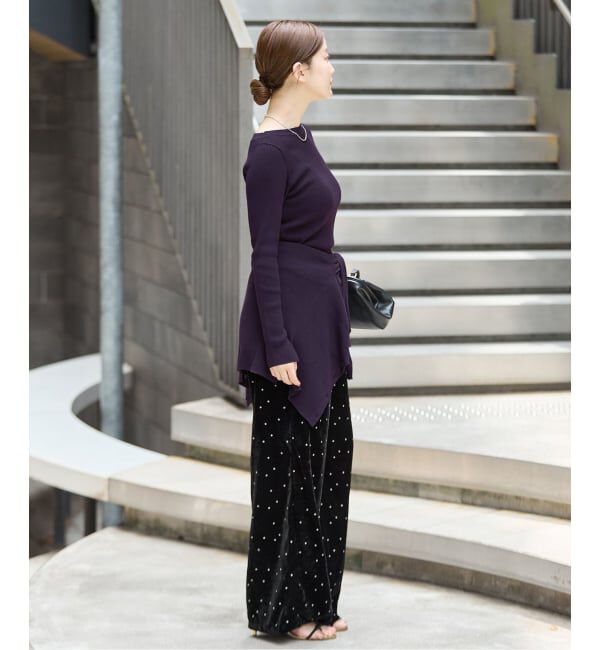 IENA「《予約》COUTURE D'ADAM/クチュールドアダム 別注 Stardust Glitter パンツ 26AW-220」|その他|