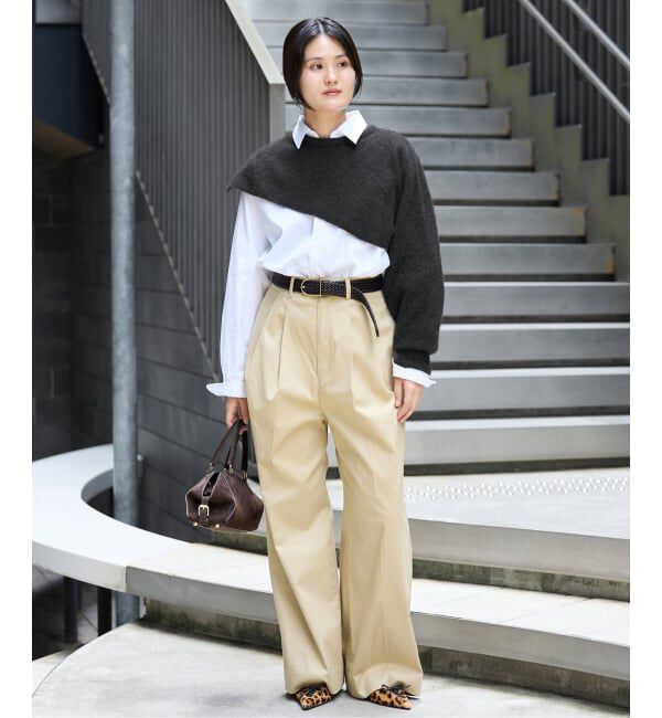 IENA「《予約》enrica/エンリカ LAYERED KNIT ニット KNIT296」|ニット・セーター|