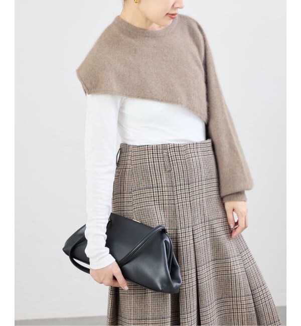 IENA「《予約》enrica/エンリカ LAYERED KNIT ニット KNIT296」|ニット・セーター|