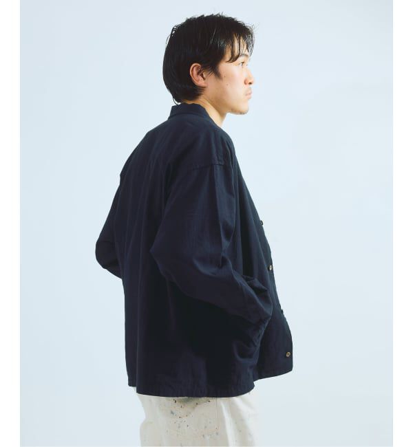 J.S.Homestead「J.S.Homestead / リラックス オープン コットン リネン 長袖 シャツ」|シャツ・ブラウス|