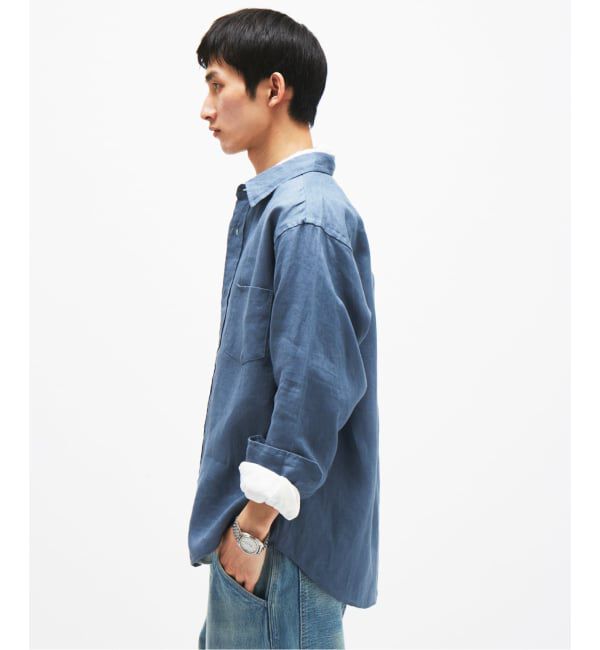 JOURNAL STANDARD「リネンレギュラー ロングスリーブシャツ」|シャツ・ブラウス|
