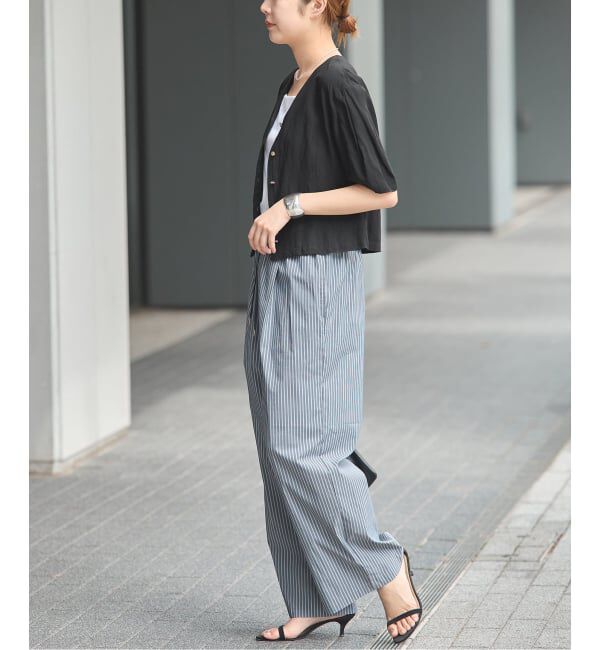 journal standard L'essage「VISリネンタックスリーブシャツ」|シャツ・ブラウス|