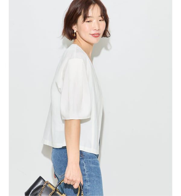 journal standard L'essage「VISリネンタックスリーブシャツ」|シャツ・ブラウス|