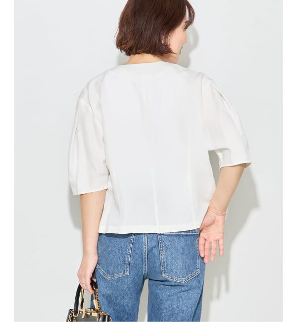 journal standard L'essage「VISリネンタックスリーブシャツ」|シャツ・ブラウス|