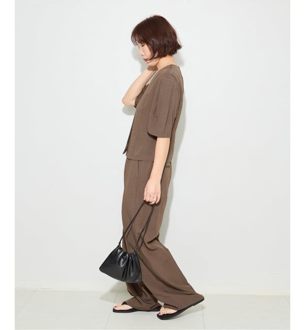 journal standard L'essage「VISリネンタックスリーブシャツ」|シャツ・ブラウス|